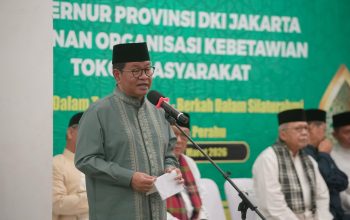 Pramono Anung Tegaskan Budaya Betawi Fondasi Jakarta Menuju Kota Global Saat Buka Bersama di Masjid Tangkuban Perahu,