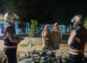 Patroli Malam Gabungan, Polsek Kepulauan Seribu Selatan Gencarkan Sosialisasi Layanan 110 dan Barcode Pengaduan