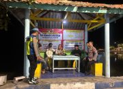 Patroli Malam Gabungan Polsek Kepulauan Seribu Utara, Cegah Guantibmas dan Sosialisasikan Layanan 110