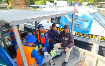 Ngopi Kamtibmas Satpolairud Polres Kepulauan Seribu, Pererat Kedekatan dengan Nelayan dan Jaga Keamanan Laut