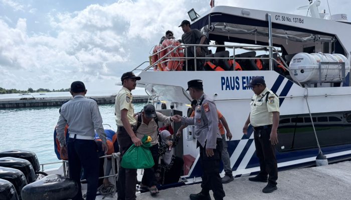 Pengamanan Strong Point Hari Ini, Polres Kepulauan Seribu Pastikan Aktivitas Dermaga Aman dan Terkendali
