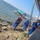 Satpolairud Polres Kepulauan Seribu Gelar Aksi Bersih Pantai di Marina Ancol