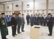 Kadiskan Sri Padmoko Hadiri Pelantikan Puluhan ASN Pemkab Sukabumi