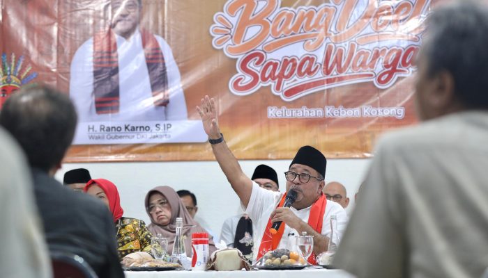 Serap Aspirasi Masyarakat Bang Doel Hadiri Kegiatan Sapa Warga di Kebon Kosong,