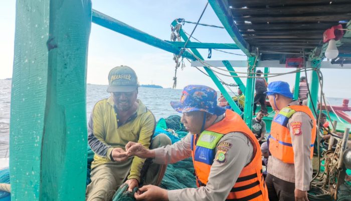 Patroli Dialogis Satpolairud Polres Kepulauan Seribu, Antisipasi Kejahatan Laut dan Jaga Kamtibmas Tetap Kondusif