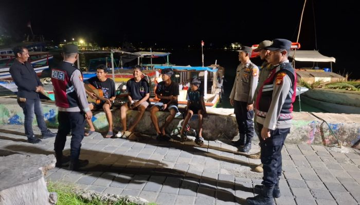Patroli Gabungan TNI-Polri di Kepulauan Seribu Utara, Perkuat Siskamling dan Sosialisasi Layanan 110