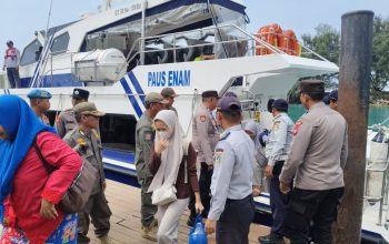 Polres Kepulauan Seribu Optimalkan Strong Point Dermaga, Mobilitas Pagi Terpantau Aman