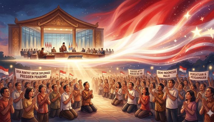 Langit Mei Bergetar dan Bercahaya : Mengiringi Hadirnya Presiden Prabowo di KTT ASEAN ke 48