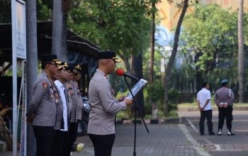 Apel Pagi Polres Kepulauan Seribu, Wakapolres Tekankan Pedomani Direktif Kapolda Metro Jaya