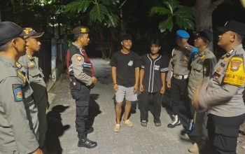 Patroli Gabungan Malam Polsek Kepulauan Seribu Selatan Intensifkan Sosialisasi Layanan 110 dan Antisipasi Guantibmas