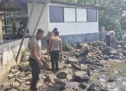 Satpolairud Polres Kepulauan Seribu Gelar Aksi Bersih Pantai di Marina Ancol
