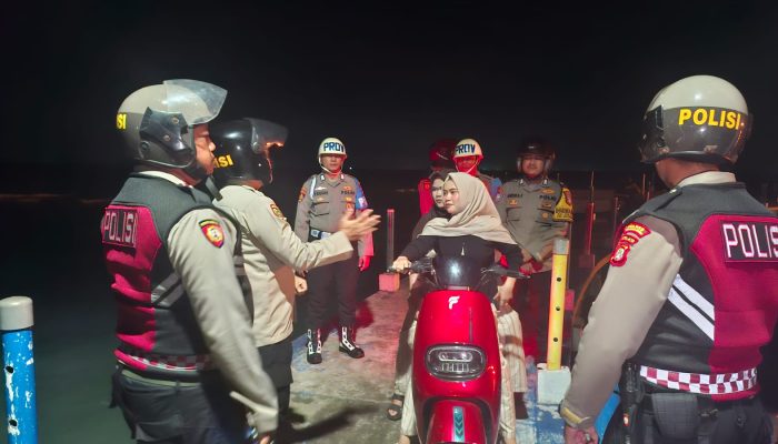 Cegah 3C, Polsek Kepulauan Seribu Selatan Intensifkan Patroli Malam dan Sosialisasi Call Center 110