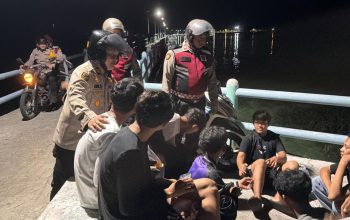 Polsek Kepulauan Seribu Selatan Sisir Titik Rawan 3C dan Sosialisasi Call Center 110 di Pulau Tidung