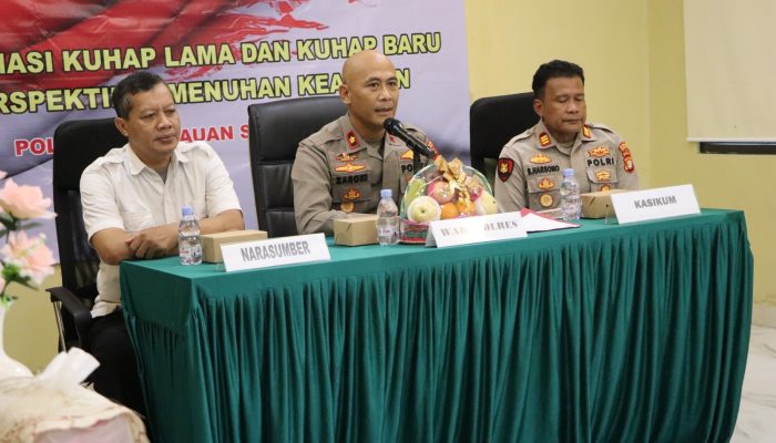 Tingkatkan Pemahaman Hukum, Polres Kepulauan Seribu Gelar Penyuluhan KUHAP Baru