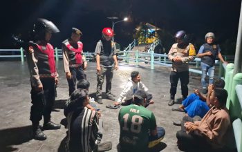 Patroli Dini Hari Polsek Kepulauan Seribu Selatan Antisipasi 3C dan Gangguan Kamtibmas dan Sosialisasi Call Center 110 Digencarkan