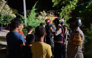 Patroli Malam Polsek Kepulauan Seribu Selatan Antisipasi 3C dan Sosialisasikan Call Center 110