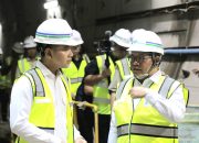 Pramono Dampingi Wapres Gibran Tinjau Pembangunan MRT Jakarta Bundaran HI-Kota 