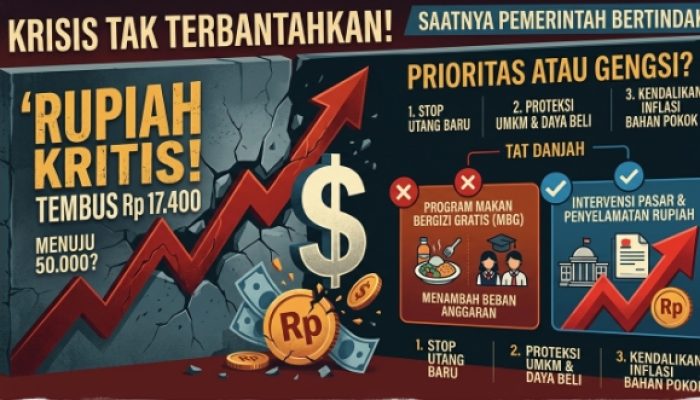 Rupiah di Persimpangan Krisis, Saatnya Langkah Taktis Bukan Sekadar Narasi