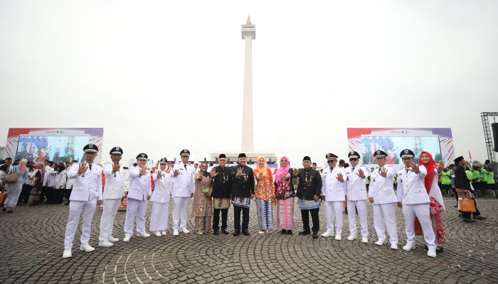 Walikota Jakarta Utara Hadiri HUT ke 499 Kota Jakarta di Silang Monas 