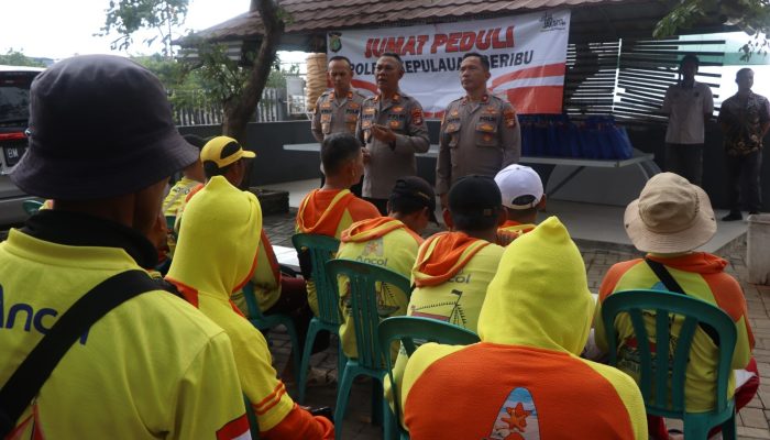 Polres Kepulauan Seribu Gelar Jumat Peduli Bersama Sabuk Kamtibmas Nelayan, Perkuat Kemitraan Jaga Kamtibmas