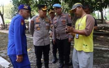 Kapolres Kepulauan Seribu Pimpin Langsung Jaga Jakarta On The Spot Kamtibmas di Pulau Untung Jawa, Sosialisasikan Layanan Polisi 110
