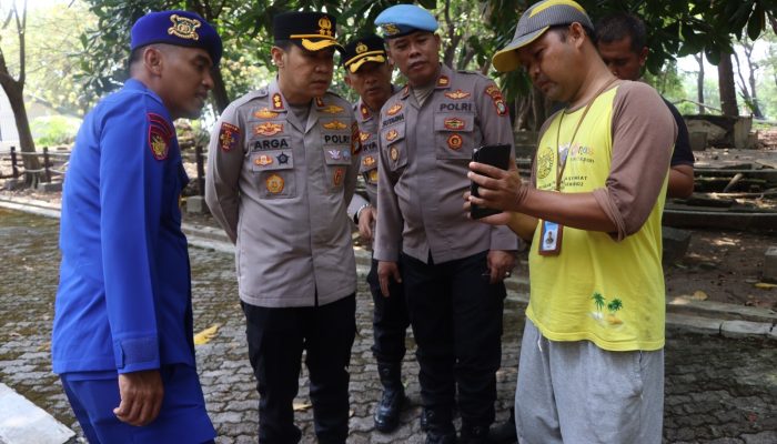 Kapolres Kepulauan Seribu Pimpin Langsung Jaga Jakarta On The Spot Kamtibmas di Pulau Untung Jawa, Sosialisasikan Layanan Polisi 110