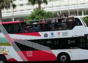 Sudin Parekraf dan DWP Jakarta Utara Laksanakan Kegiatan Wisata Keliling Jakarta Dengan Bus Jakarta Explorer