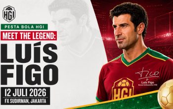 HGI Gandeng Luís Figo, Puncak Pesta Bola 2026 Digelar di Jakarta