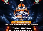 1.500 Peserta Ramaikan HGI Jakarta Domino Tournament 2026 di Velodrome