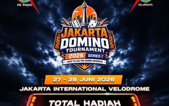 1.500 Peserta Ramaikan HGI Jakarta Domino Tournament 2026 di Velodrome