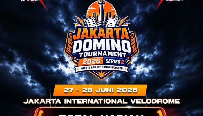 1.500 Peserta Ramaikan HGI Jakarta Domino Tournament 2026 di Velodrome