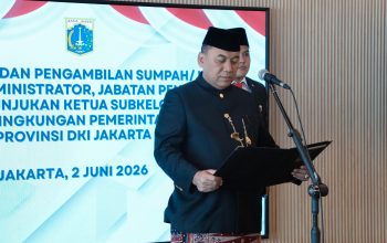 Lantik 21 Pejabat, Sekda Uus Tekankan Birokrasi Profesional dan Adaptif