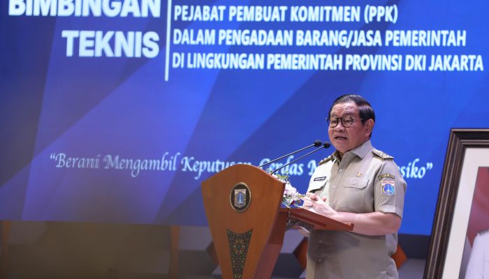 Buka Bimtek PPK, Gubernur Pramono: Pastikan Keputusan Berbasis Kerja Teknokratik
