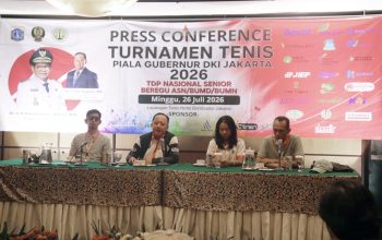 Sebanyak 322 Peserta Akan Berlaga di Turnamen Tenis Piala Gubernur DKI Jakarta 2026