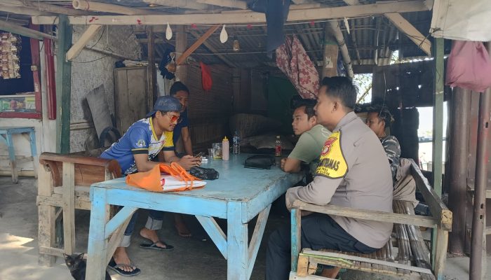 Jakarta On The Spot di Pulau Pari, Bhabinkamtibmas Ajak Warga Manfaatkan Layanan Polri 110