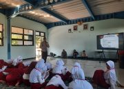 Jakarta On The Spot Polisi Sambangi MPLS SMPN 288 Pulau Lancang, Sosialisasikan Bahaya Judi Online dan Layanan Polisi 110
