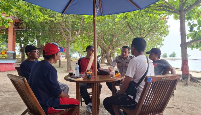 Bhabinkamtibmas Pulau Tidung Sambang Warga Lewat Jakarta On The Spot, Sosialisasikan Layanan Polri 110