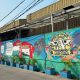 Jalan Kosambi Lebih Estetis Berhias Mural dan Taman Hias