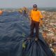Percepat Transformasi TPST Bantargebang, Zona Buang Mulai Ditutup dengan Media Pelindung dan Geomembrane