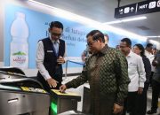 Pertama di Indonesia, Gubernur Pramono Luncurkan Pembayaran Nirsentuh MRT Jakarta