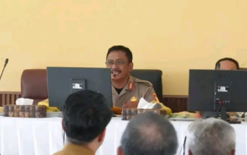 Bupati Sukabumi H Asep Japar saat Peluncuran Logo Hari Jadi Kabupaten Sukabumi Mengangkat Kepariwisataan dan Pertanian