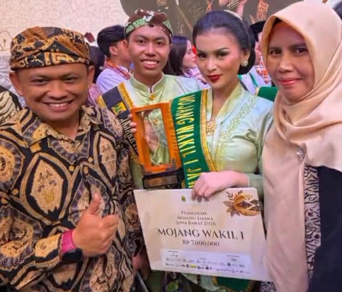 Djemima Juara I Mojang Jabar 2026 Mewakili Kabupaten Sukabumi