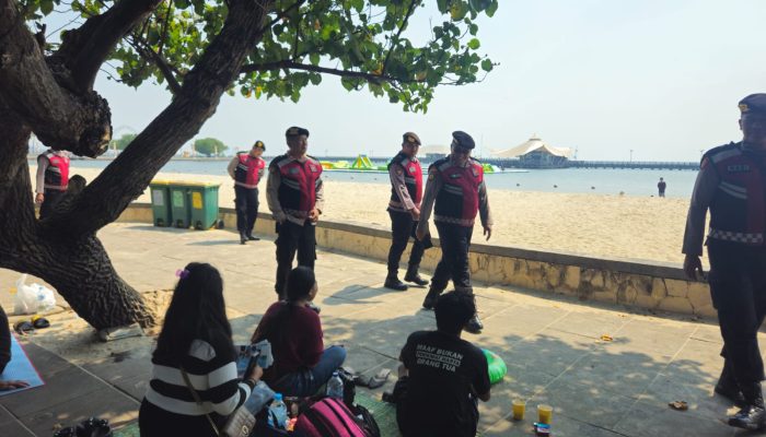 Kasat Samapta Polres Kepulauan Seribu Gelar Jaga Jakarta On The Spot, Ajak Warga Manfaatkan Layanan Polisi 110