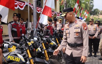 Antisipasi Kemarau Panjang, Polres Kepulauan Seribu Gelar Apel Kesiapsiagaan Bencana 2026