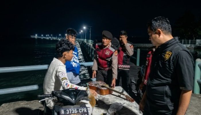 Patroli Malam Jakarta On The Spot, Polsek Kepulauan Seribu Selatan Ajak Warga Manfaatkan Layanan Polisi 110