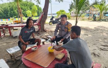 Jakarta On The Spot di Pulau Pramuka, Bhabinkamtibmas Imbau Warga Waspadai Hoaks dan Jaga Kamtibmas