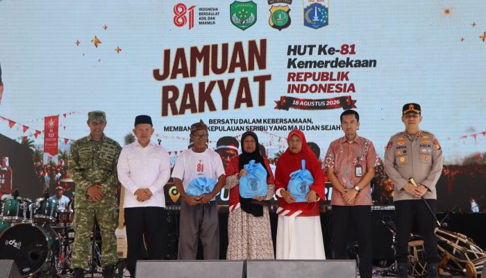 Jamuan Rakyat HUT RI ke-81 di Pulau Pramuka Berlangsung Meriah, Kapolres Pastikan Pengamanan Kondusif