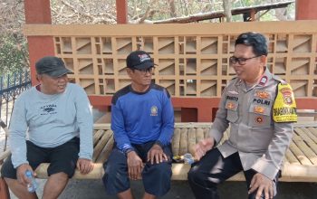 Jakarta On The Spot di Pulau Untung Jawa, Bhabinkamtibmas Imbau Warga Waspadai Hoaks dan Jaga Kamtibmas