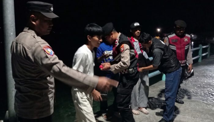 Patroli Malam Jakarta On The Spot di Pulau Tidung, Polisi Ingatkan Warga Manfaatkan Layanan 110