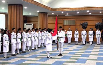 Sebanyak 44 Anggota Paskibraka Jakarta Utara Dikukuhkan